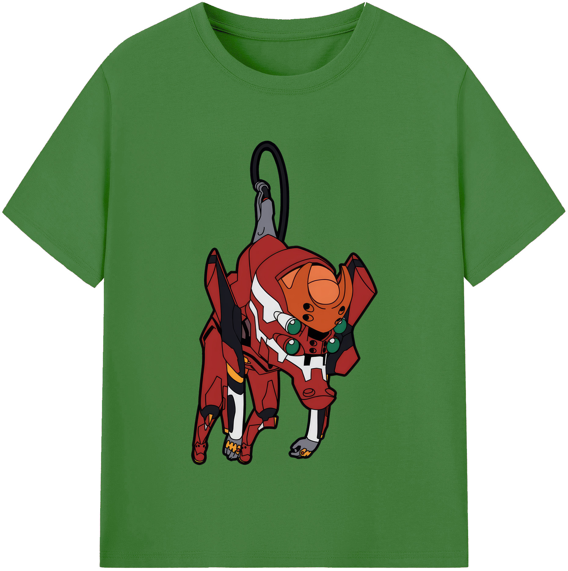 （画像用） EVA 新世紀エヴァンゲリオン レディースカジュアルプリントTシャツ（綿100％）
